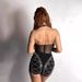 Women's Clothing Hot Diamond See Through Backless Halter Neck Elastic Jumpsuit_ecoleips.com
