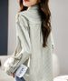 Women’s Clothing Knitted striped patchwork shirt for women spring new loose casual slimming stylish tops_ecoleips.com