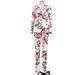 High-End Printed Suit 2025 New Socialite Casual Elegant Blazer Slim Fit Pants Two-Piece Set_ecoleips.com