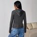 AD758 Southeast Asia 2025 Cross-Border Foreign Trade Autumn New Women's Stylish Zipper Hooded Slim-Fit Jacket Sweatshirt_ecoleips.com