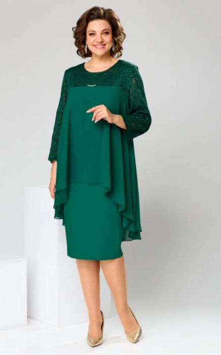 Women's Casual Long Sleeved Dress European American Style Summer Floral Round Neck 3D Printed Dress_ecoleips.com