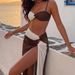 European And American Cross-border Summer Fashion Sexy Color-blocking Bikini With Online Long Skirt 2026 New Women's_ecoleips.com