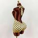 Women's Polka Dot Print Halter Neck Jumpsuit - Stretchy Backless Romper For Summer_ecoleips.com
