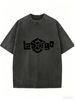 Women's Vintage Washed Cotton Tee, Relaxed Oversized Fit Casual Summer Top_ecoleips.com