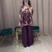 Aria Basics Aria Basics 2024 European And American Spring Fashion New Hand-painted Printed Shirt Top Wide-leg Pants Two-piece Set Women's_ecoleips.com