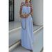 Women's Clothing Casual Drawstring Multi Color Dress Vacation Loose Fashion Dress_ecoleips.com
