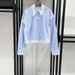 French Style Niche Playful Wavy Edged Openwork Lace Trimmed Collared Shirt And Shorts Set Spring Summer 2026 (26239)_ecoleips.com