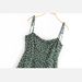 YPFF New Summer European American Style Women's Slim-Fit Floral Print Strap Dress With Shoulder Ties And Waist-Cinching_ecoleips.com
