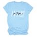 European And American Independent Site Fashion Stylish Women's "archery Mom" Round-neck Short-sleeve T-shirt ._ecoleips.com