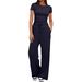 Women's Wide Leg Pants Long Sleeved Solid Color Casual Suit European And American Style Spring Summer Commuter Fashion 2026 New_ecoleips.com