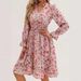 "Bohemian Floral Patchwork Dress – Long Sleeve Boho Chic Maxi Dress For Women, Perfect For Spring & Summer"_ecoleips.com