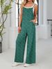 K New Spicy Girl Adjustable Shoulder Strap Printed Casual Suspender Floral Jumpsuit_ecoleips.com
