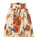 K A-line Pleated Skirt With Floral Print And Elastic Waist For Autumn._ecoleips.com