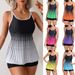 2025 New Split Women's Bikini Tankini Flat Angle Swimsuit_ecoleips.com