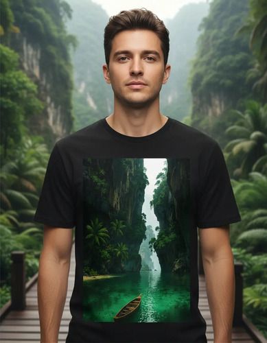 Women's T-Shirts Tshirt Muscle Freaks Exotic Style Landscape Tropical Jungle_ecoleips.com