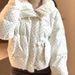 girl Corduroy Polka Dot Down Cotton Jacket For Women 2025 Winter New Thick Loose Puffer Short Coat Top_ecoleips.com