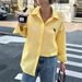 High-End Women's Striped Shirt Casual Vacation Style Long Sleeved European American Fashion Autumn/Winter Collection_ecoleips.com