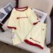Women's Clothing New Summer Clothing Women's Suits Slim Loose Casual Versatile Sports Short Sleeved Shorts Two Piece Suit_ecoleips.com