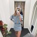 Women's Clothing Comfortable Casual Denim Suit For Women In Summer Loose And Slim POLO Short Sleeved Shirt Irregular Skirt And Pants Two Piece Suit_ecoleips.com