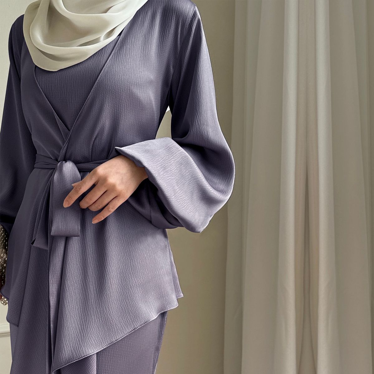 Women's Clothing Türkiye Elegant Solid Color Two piece Set LR815_ecoleips.com