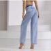 Women's High-Waisted Jeans – Trendy Loose Fit Denim Pants For Tall Women – Comfortable Cotton Casual Trousers (Sizes 25-32, Blue)_ecoleips.com