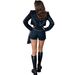 Cross-border Foreign Trade Short-length Tweed-style Sequined Cardigan With A Blazer Collar, Long-sleeved Women's Jacket,_ecoleips.com
