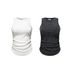 BE Women's Fashion 2025 Spring Summer Trendy Brand Design Washed Short Pleated Tank Top For Women Slim Fit Inner Wear_ecoleips.com