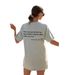 Women's Round Neck Slogan Print T-Shirt Short Sleeve Casual Versatile Lightweight Top_ecoleips.com