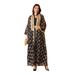 Women’s Clothing Hot Sale Heavy Mesh Embroidery Splicing Gold Ribbon Muslim Two Piece Suit_ecoleips.com