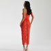 European And American Style Cross-border New Dress, Fashionable And Sexy Slim Mesh Stitching Tube Top Hollow Perspective Long Dress Women_ecoleips.com
