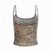 Summer New Fashion Sexy Leopard Print Cropped Camisole Women's Clothing European And American Style Cross Border Wholesale_ecoleips.com