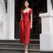Exclusive Cross-border Supply For Amazo: Sprig/Summer Desiger Strapless Corset Dress, Slim-fit, Elegat Socialite_ecoleips.com