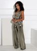 K Women's Neck Hanging, Backless, Wide Leg Jumpsuit_ecoleips.com