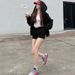 AC755 Women's Hooded Zipper Jacket 2025 New Early Spring Thin Loose Sweatshirt Cardigan For Women_ecoleips.com