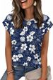 Zeagoo Womens Tops Summer Casual Cap Sleeve Tshirts Shirts Business Dressy Spring Fashion Outfits Trendy Clothes_ecoleips.com