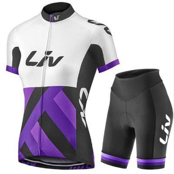 Women's Cycling Jersey Set With Quick-Dry & Uv Protection, Breathable Short Sleeve Top For Summer Bike Riding, Team Style Design_ecoleips.com