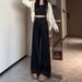 Women's Straight-leg Jeans, Thin Style For Summer, 2026 New Model, Wide-leg, Fashionable And Trendy Design, Slimming_ecoleips.com