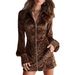 European And American Cross-border Foreign Trade Women's Clothing Independent Site 2025 New Leopard Print_ecoleips.com