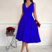 Women's Clothing Sleeveless V Neck Vest Fashion Casual Dress Evening Dress_ecoleips.com