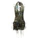 Women's Clothing Women's Patchwork Ruffled Irregular Deep V Backless Halter Neck Summer Dress Style Sexy Fashion_ecoleips.com