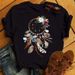 European And American Cross-border Foreign Trade Wholesale Clothing Dreamcatcher Round-neck Plus-size Short-sleeve_ecoleips.com