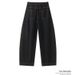 Vintage Blue Denim Jeans For Men - Classic Straight Leg Comfort Fit High Street Fashion Jeans With Button Fly_ecoleips.com