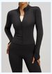 K Wearing Thin, Tight Fitting Long Sleeved Yoga Clothes For Women's Fitness, Running, Sports, And Yoga Outerwear_ecoleips.com