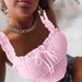 Women's Clothing New Summer White Lace Vest_ecoleips.com