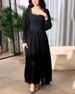 Elegant High-Waist Beaded Pearl Chiffon Evening Dress – Sexy & Glamorous, Perfect For Banquets & Parties_ecoleips.com