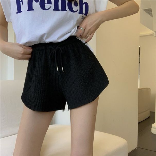 Women's Clothing Summer High Waist Large Size Shorts Net Celebrity Fitness Sports Pants Loose Casual Pants_ecoleips.com