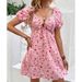 Independent Store 2026 Summer New Arrival: Sweet Spicy European And American Women's Fashion Sexy V-neck Puff Sleeve_ecoleips.com