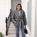 Faux Fur Coat Women's Fashion Winter Long Coat Belted Fluffy Jacket Elegant Streetwear Outerwear For Women_ecoleips.com