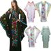 European And American Women's Fashion Autumn Winter Long Bohemian Evening Gown Hot-Selling Batwing Sleeve Printed_ecoleips.com