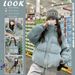 girl Girl Girl 2025 Autumn Winter New Corduroy Cotton For Women Korean Short Thickened Puffer Jacket College Style Coat_ecoleips.com